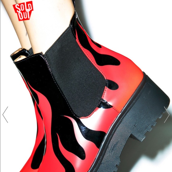 (SOLD) Fire Sign Boots - Picture 5 of 5
